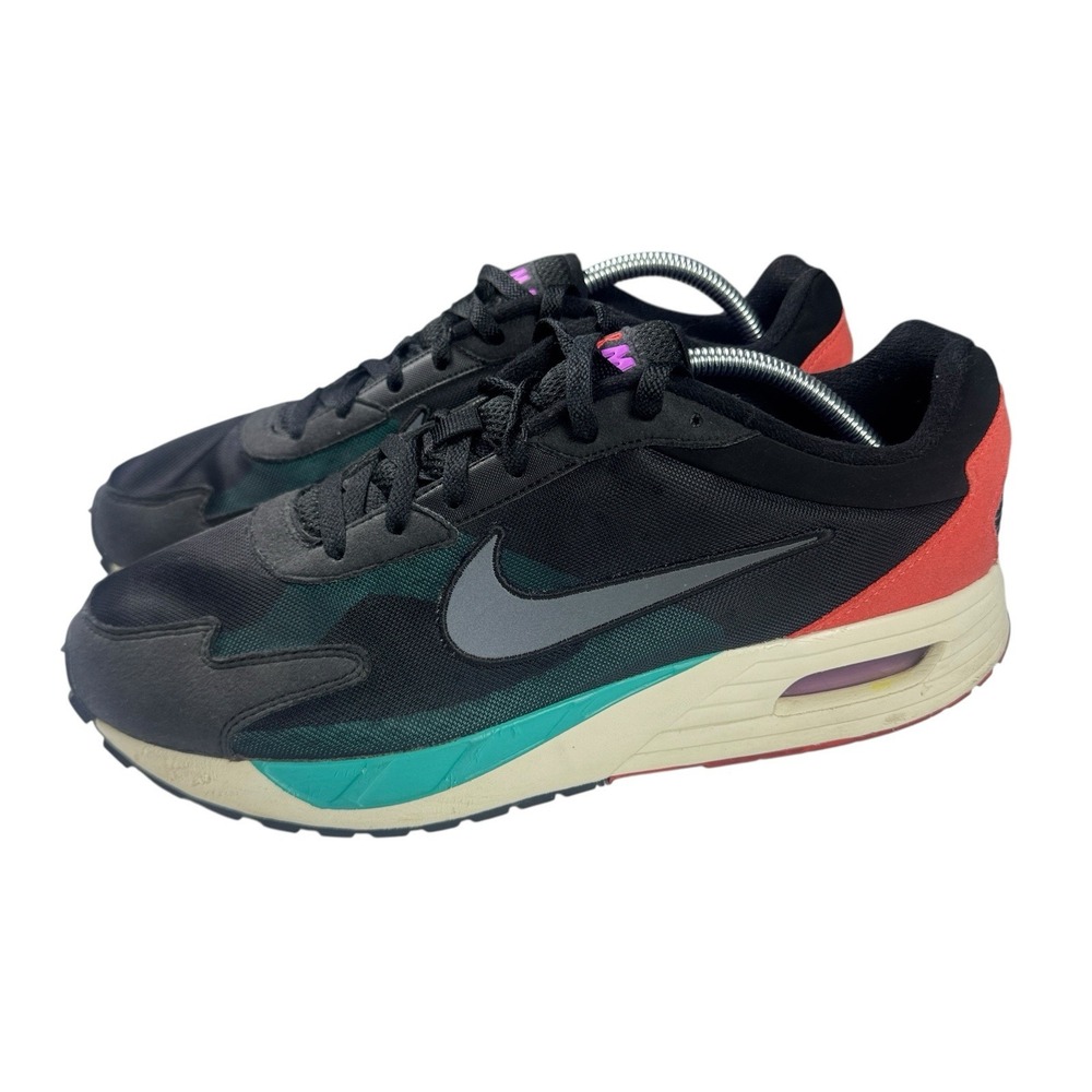 Nike Air Max Solo Men's 10.5 DX3666-001 Sneakers Shoes VNDS Pulse Black Jade Red